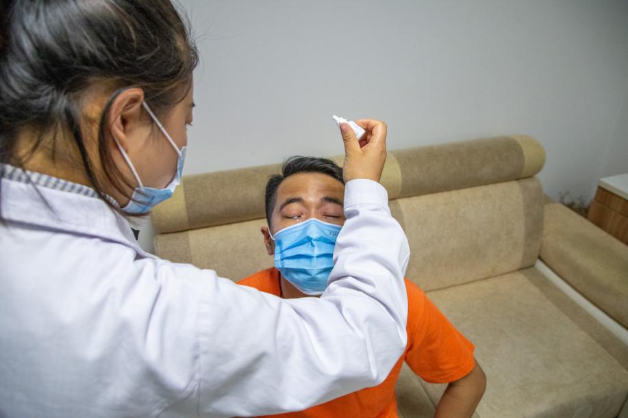 陈立术后回到病房休息