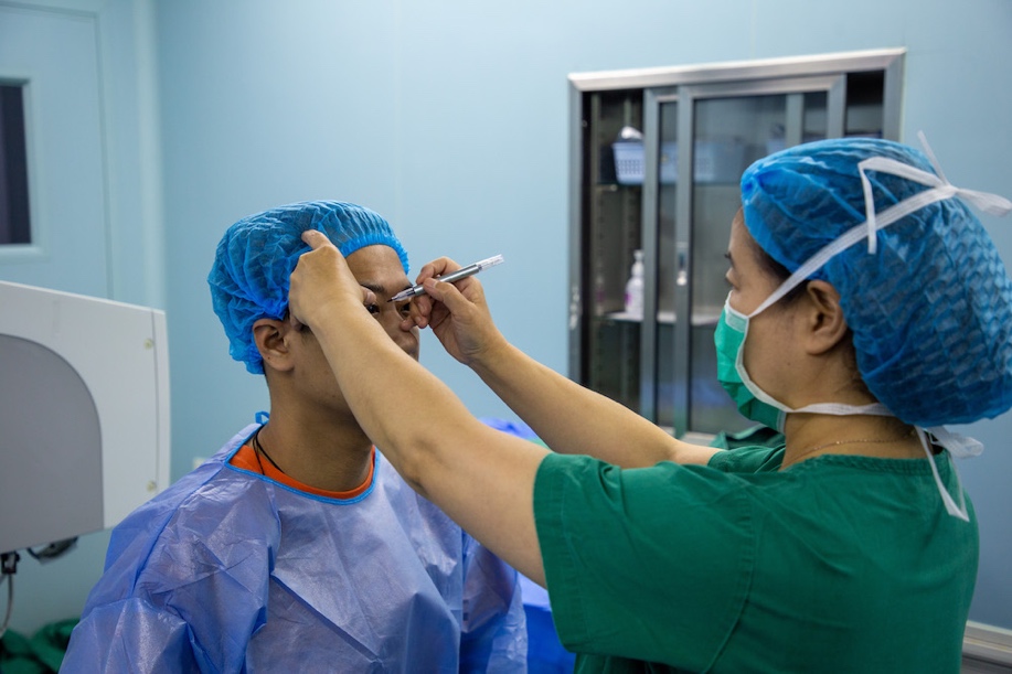 术前检查、消毒等准备措施