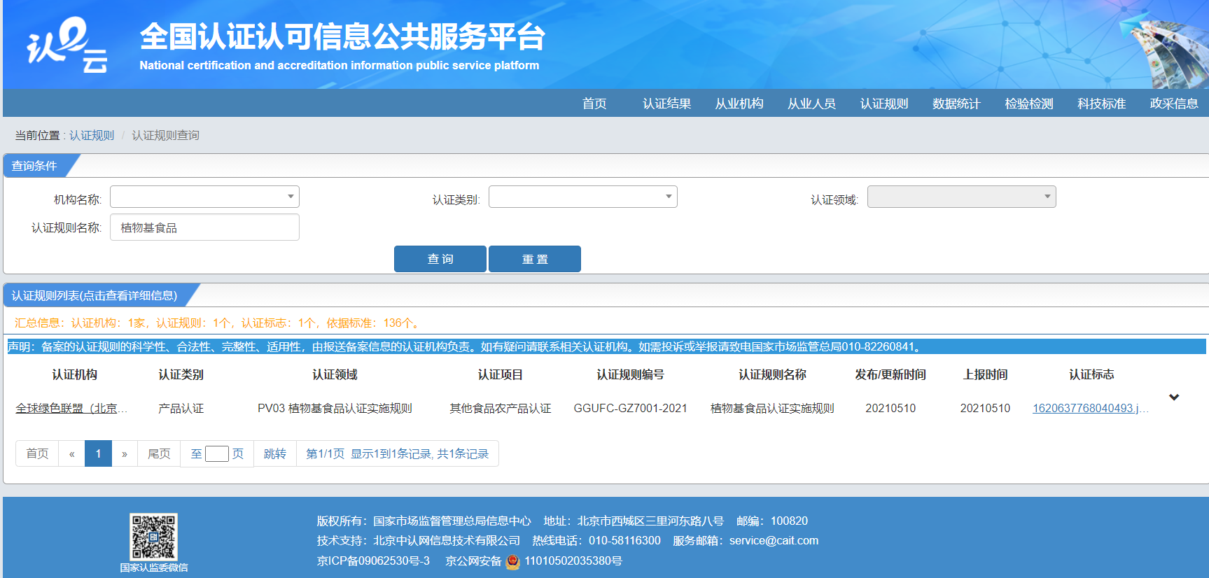 国内首个《植物基食品认证实施规则》备案发布