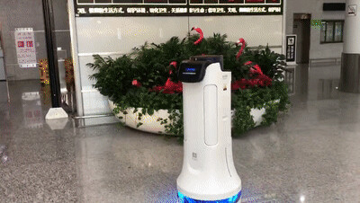 普渡机器人驰援奥运工作者隔离酒店,扎紧“外防输入”口子