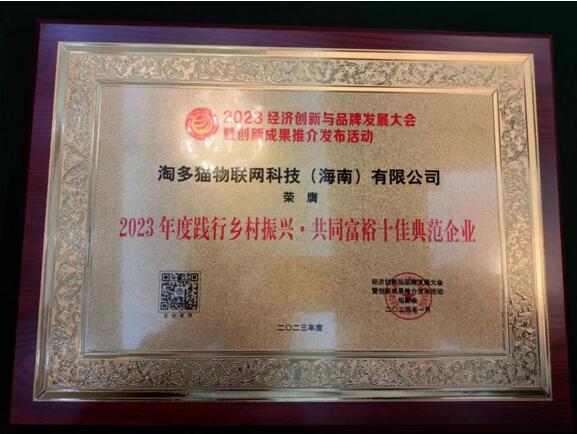 淘多猫受邀参加2023经济创新与品牌发展大会