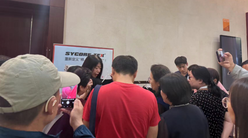 中科海势亮相科博会,SYCORE-TEX轻薄保暖调温新材料引起热烈反响