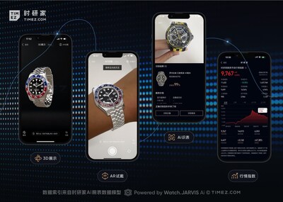 时研家借助AI科技重塑腕表市场,定义未来选购新体验 玩美移动携手时研家TIMEZ推出APP端腕表虚拟服务