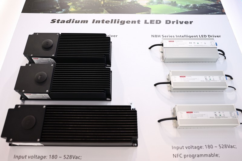 LED驱动电源产品展示区一角