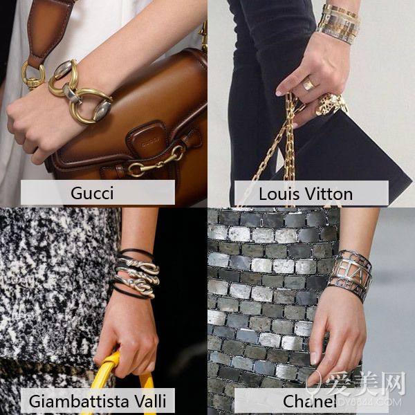 为自己添上一抹重金属 金属手链正流行