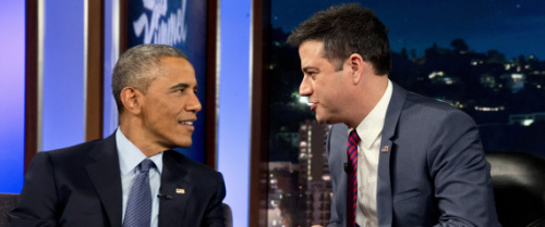 奥巴马现身著名脱口秀大方回应 毒舌 网友(图)