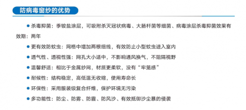 浙江经都新材料防病毒窗纱 改善日常家居环境空气质量
